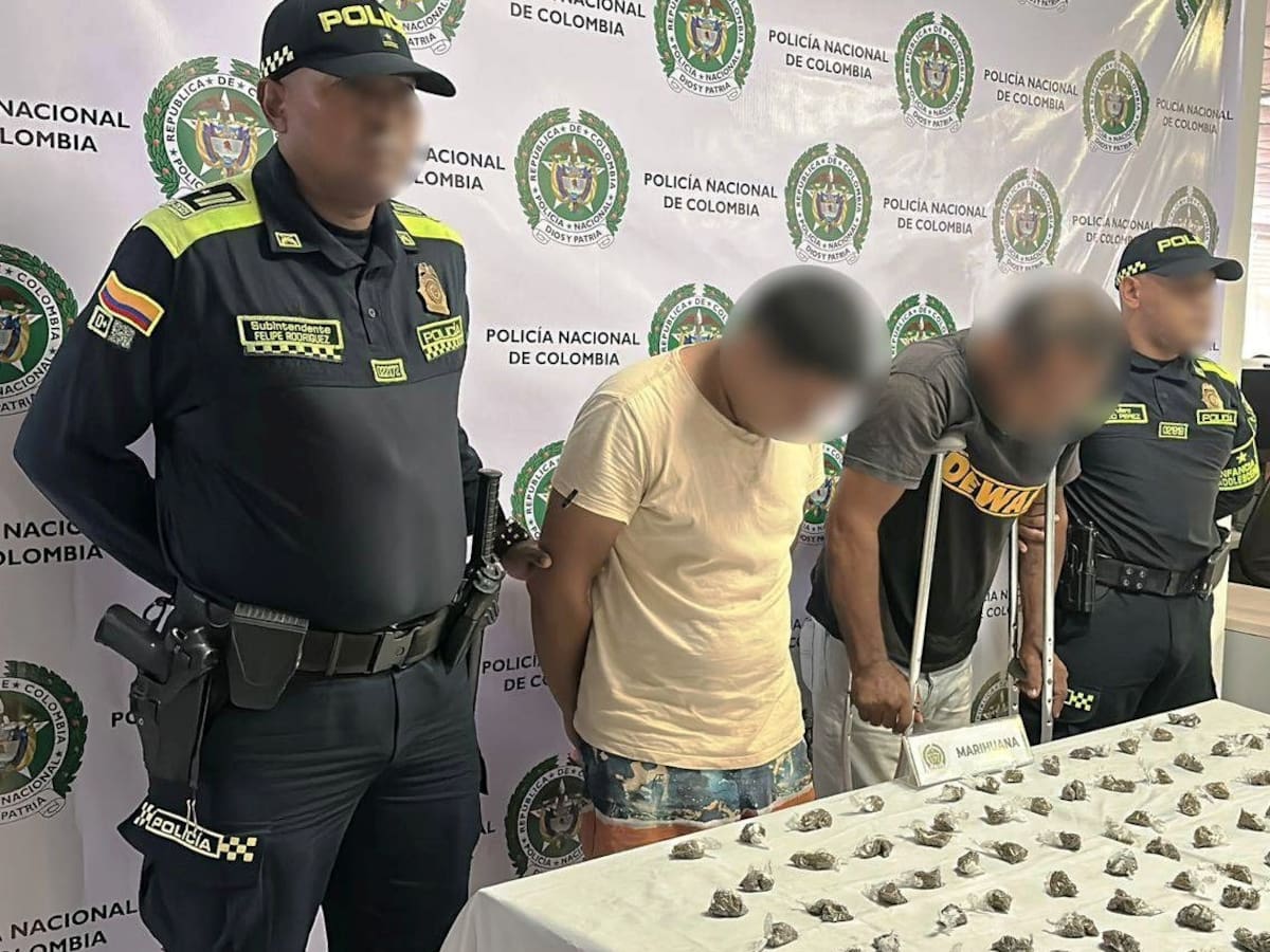 Dos sujetos con amplio prontuario delincuencial fueron capturados en el barrio Alto Bosque