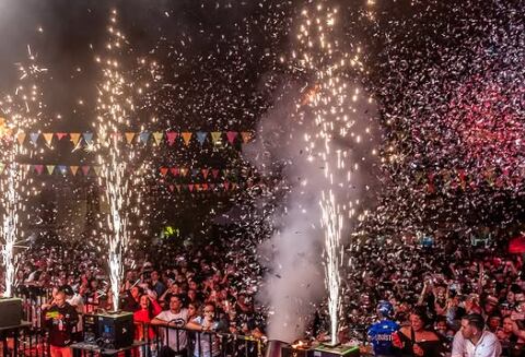 Concierto Perreo al parque 'Disfruta ya' en la Fiestas del Regreso en Anserma, Caldas. Foto: @gobiernodeanserma.