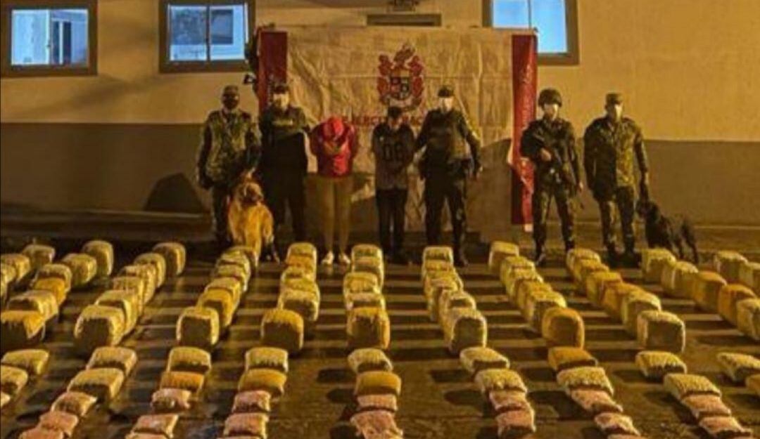 La droga quedó a disposición de la Fiscalía. 