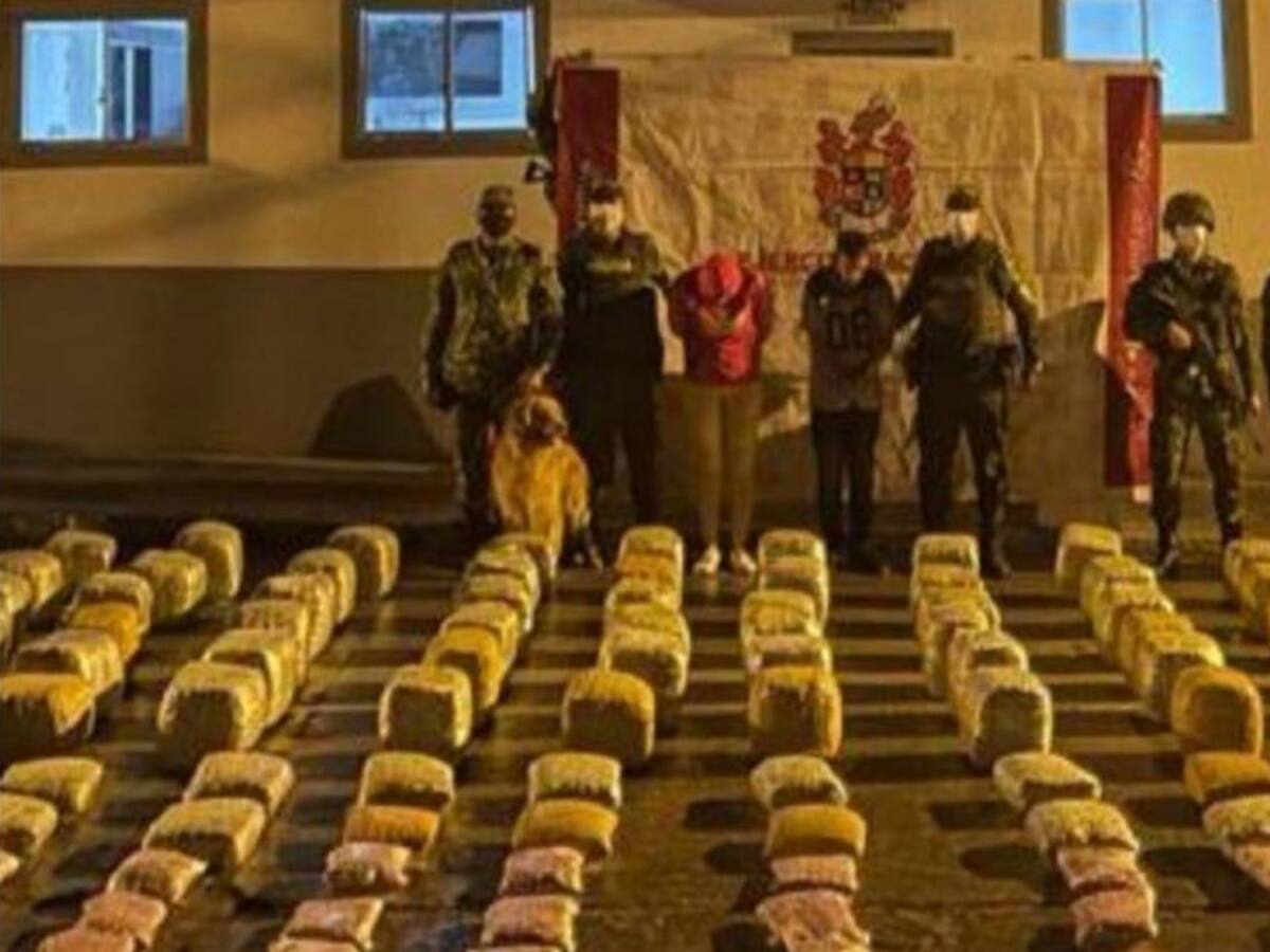Incautan media tonelada de droga en Cajamarca, Tolima