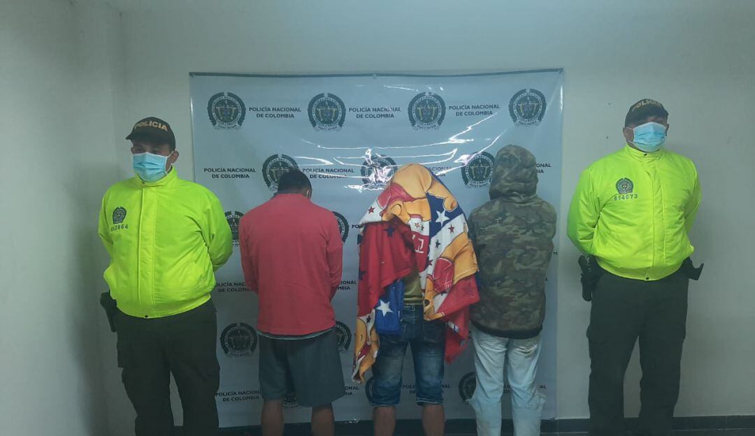 Desarticulan banda delincuencial en el norte de Caldas. Foto: Enviada desde prensa de la Policía Caldas. 