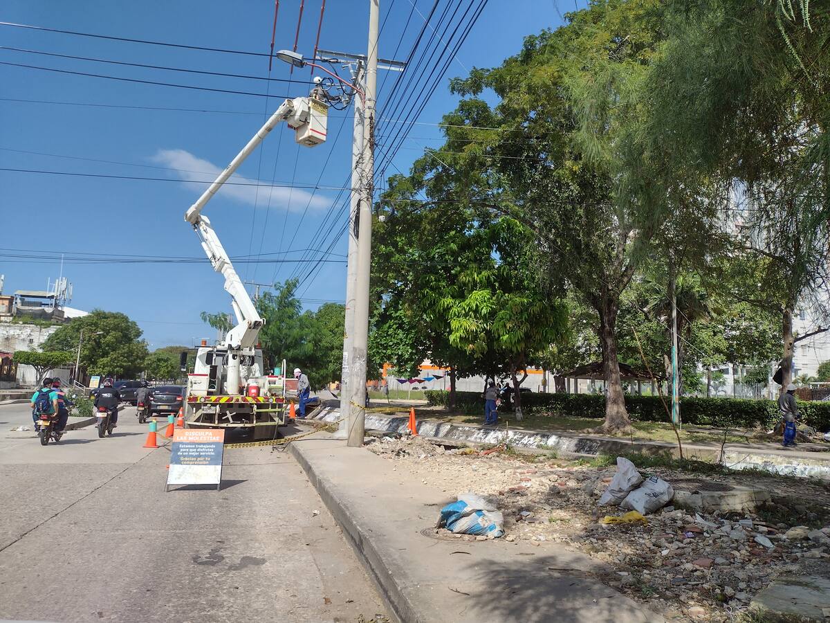 Habrá cortes de energía hasta el 28 de septiembre en Cartagena y Bolívar