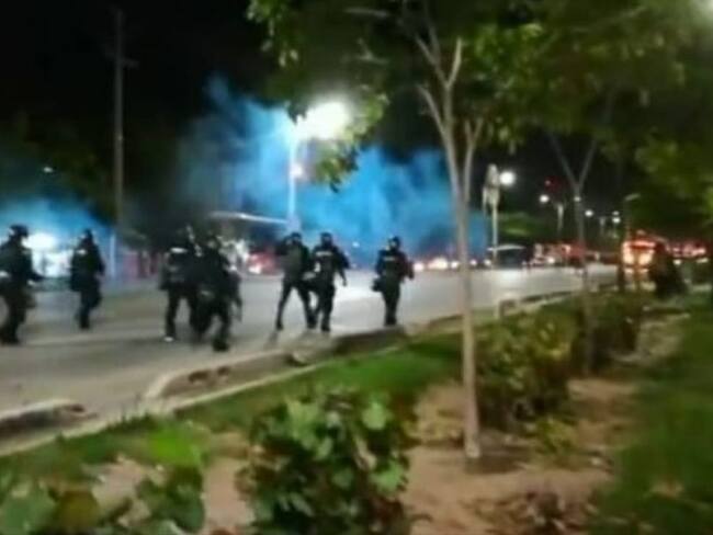 Nuevos disturbios por marchas en Barranquilla