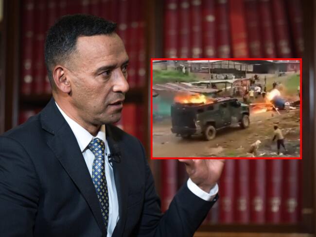 “Intentaron quemar vivos a nuestros policías y militares”: MinDefensa
