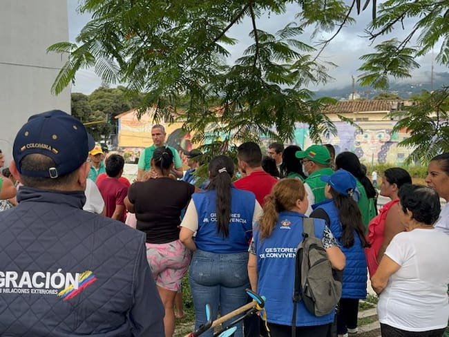 Impidieron que indígenas se tomaran un parque de Bucaramanga