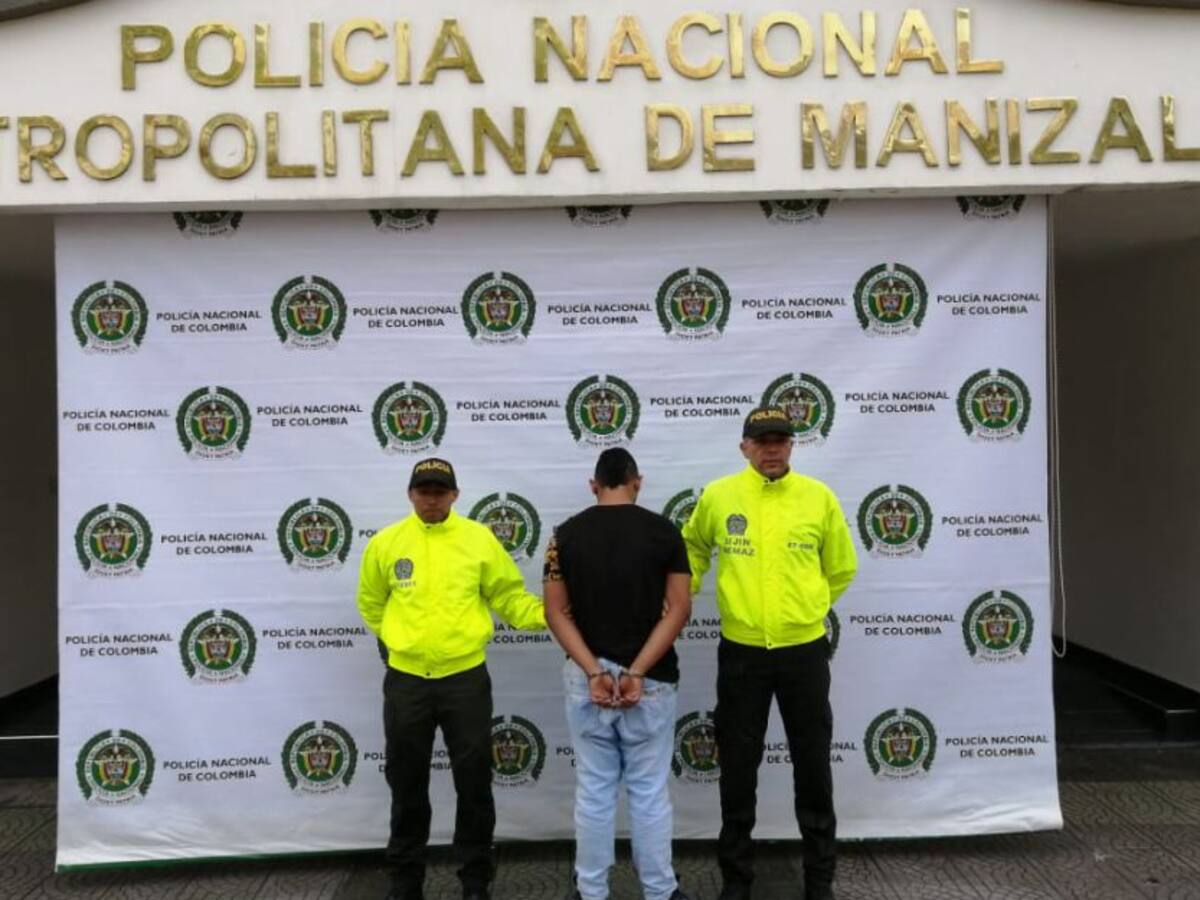 Capturan en Manizales a alias Amén, acusado de hurto