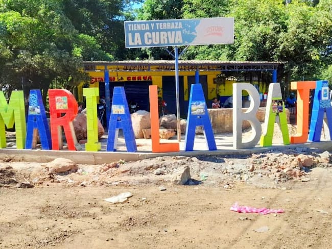 Polémica en María La Baja por construcción de letrero como atractivo
