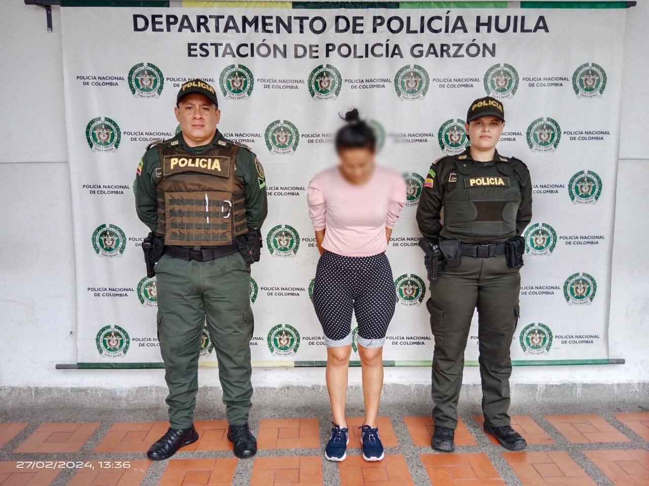 Era señalada por el delito de hurto.