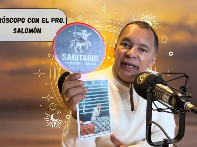 Él es el profesor Salomón, experto en la lectura del Horóscopo y el Tarot (Crédito: Profesor Salomón - Youtube) // De fondo: Imagen ilustrativa del horóscopo (crédito: Surasak Suwanmake)