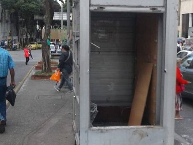 Desmantelan casetas en el centro de Bucaramanga