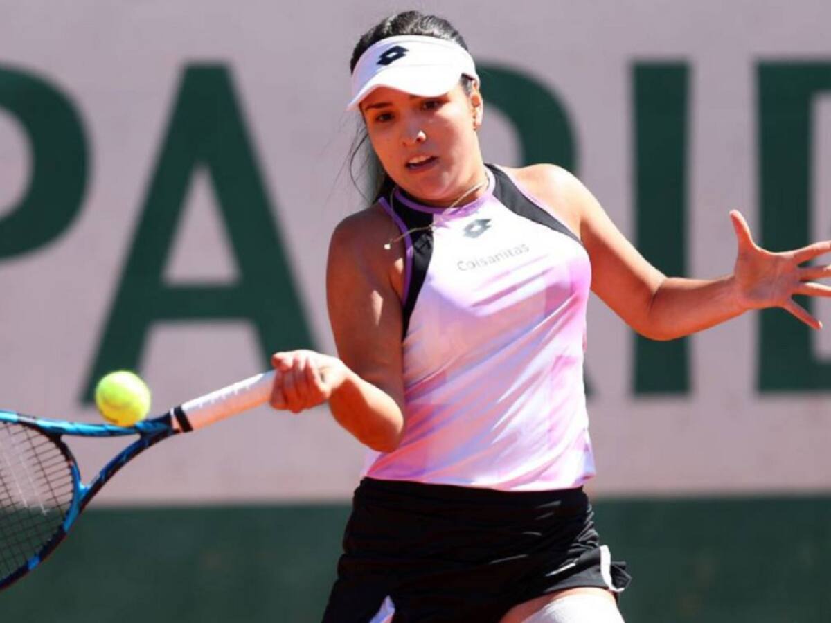 María Camila Osorio se despidió en la primera ronda de Roland Garros