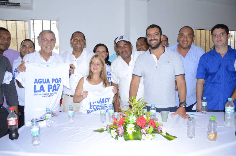 Buscan solución definitiva a problema de agua potable en Luruaco. 