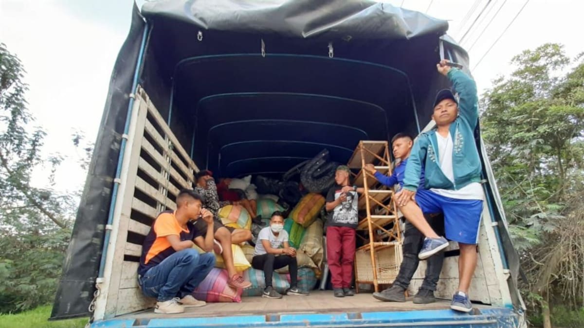 Inició el proceso de retorno de 130 familias indígenas a Risaralda
