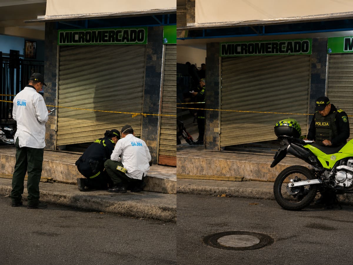 Dos muertos y un herido deja ataque sicarial en un micromercado de Bucaramanga