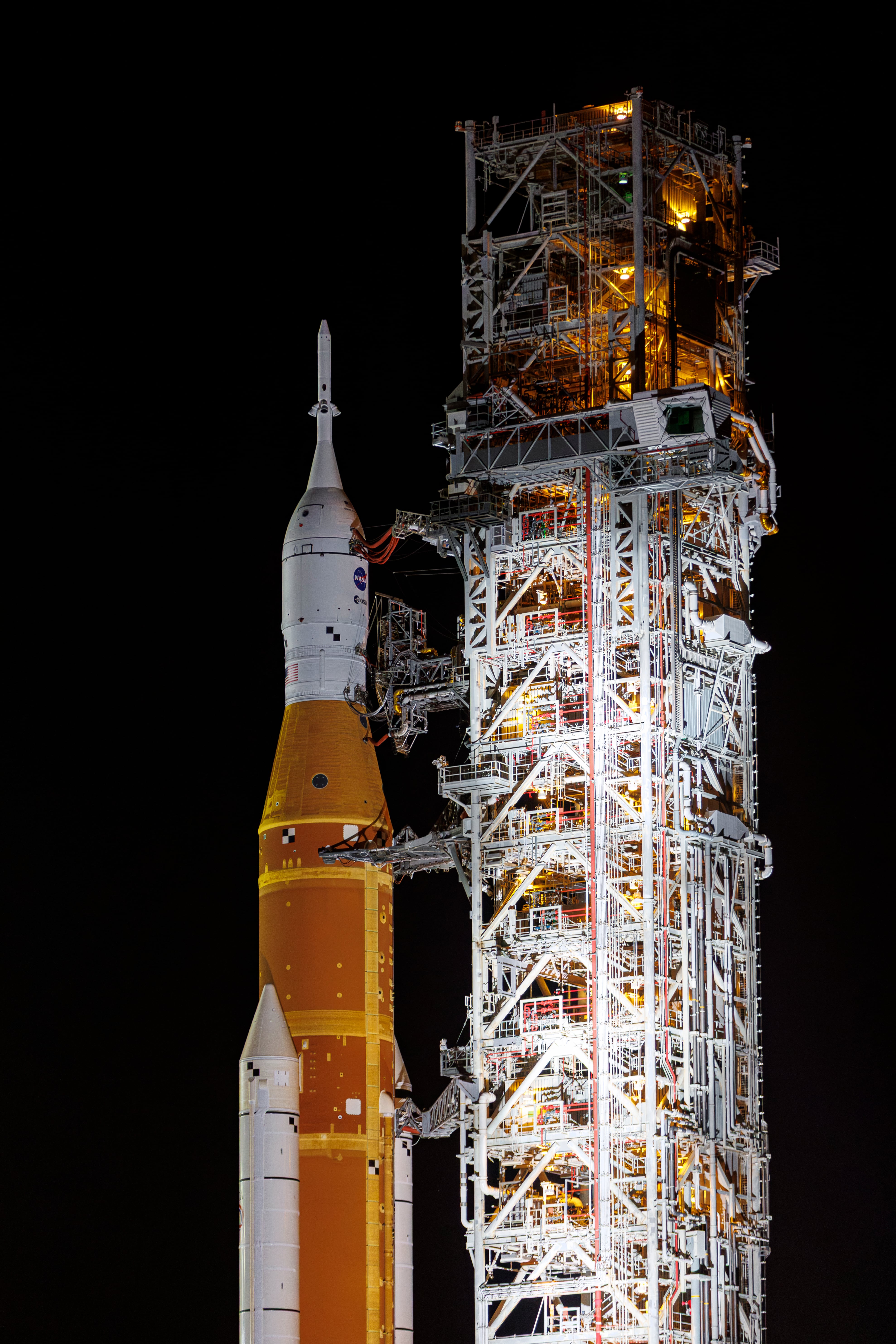 Cohete de Artemis II. Foto: Getty Images.