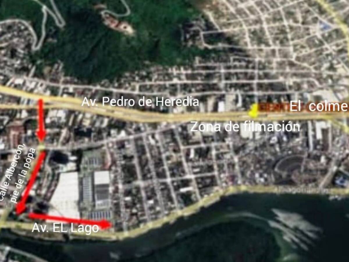 Este lunes, filmación de película en sector de Bazurto