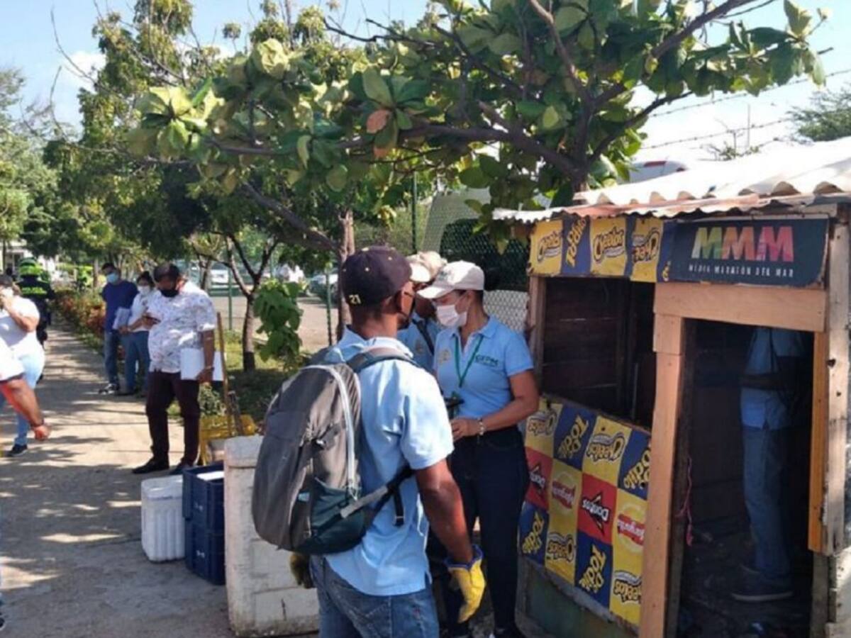 Restituyeron espacio público en el Parque de la Marina de Cartagena