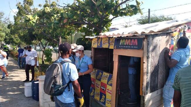 Un quiosco invadía de manera indebida una zona de uso público