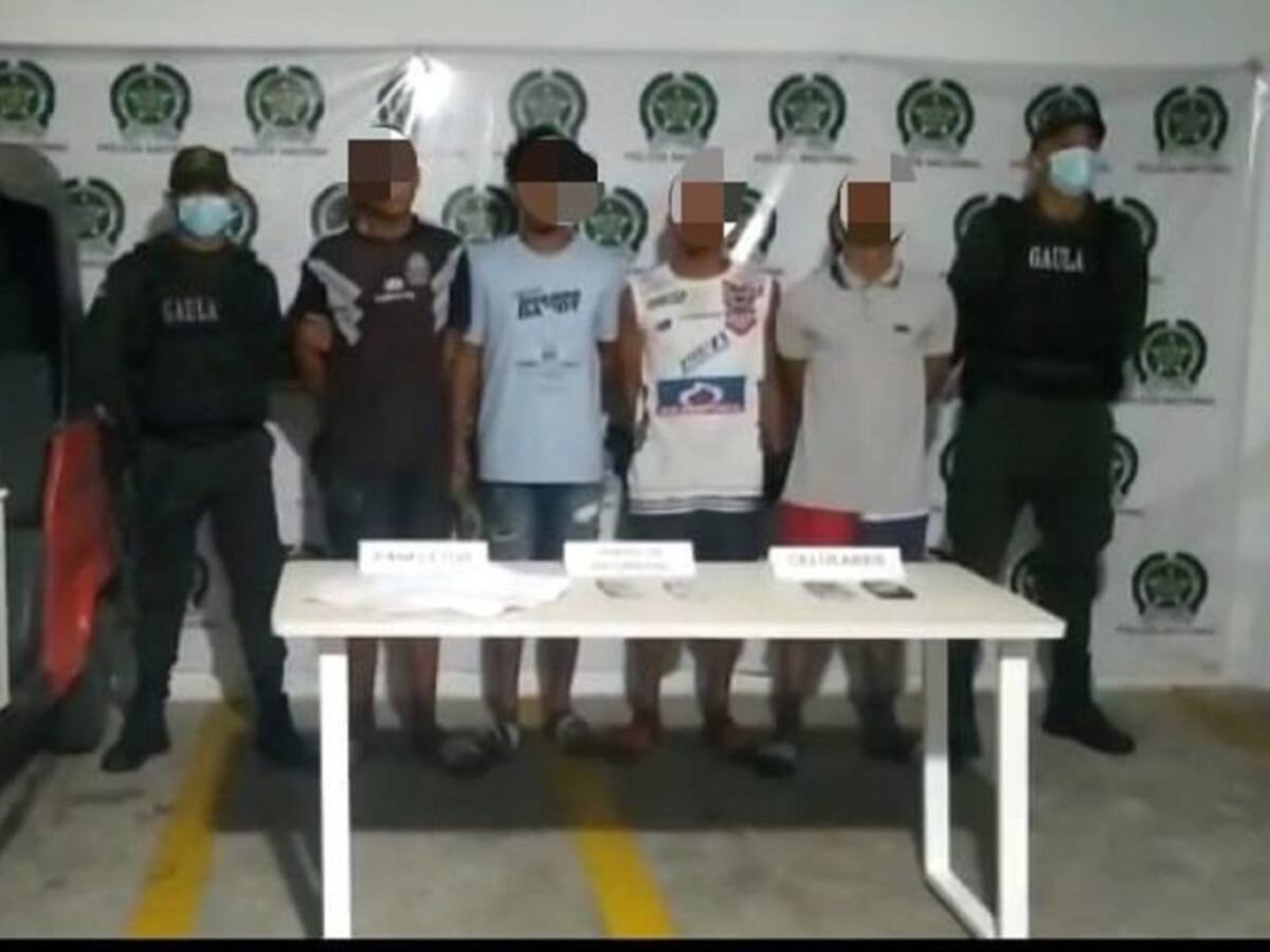 Caen cuatro presuntos ‘Costeños’ por extorsión en Soledad, Atlántico