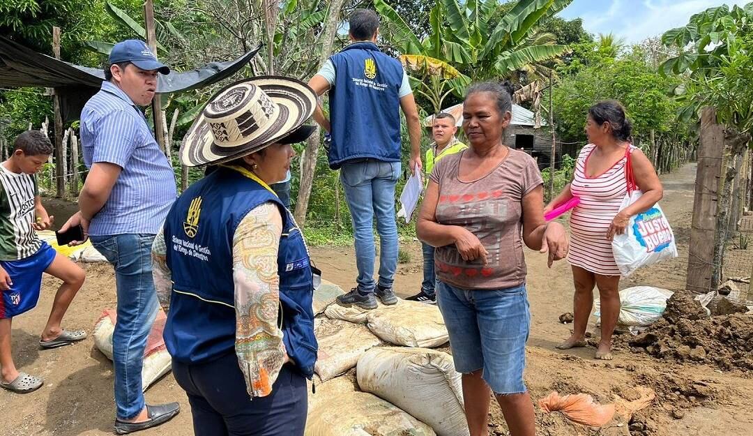 Censo de damnificados en Montería.