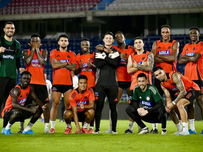 Selección Colombia en entrenamiento / FCF