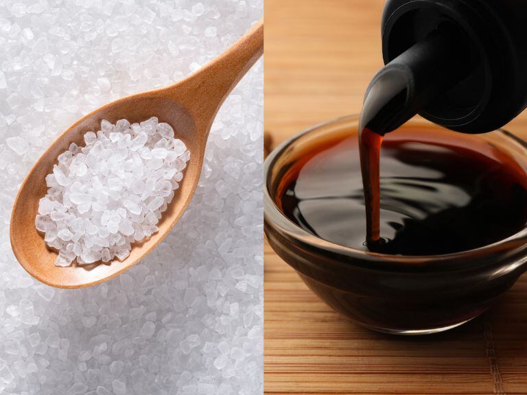 Imagen de referencia // sal // salsa de soya // Getty Images //