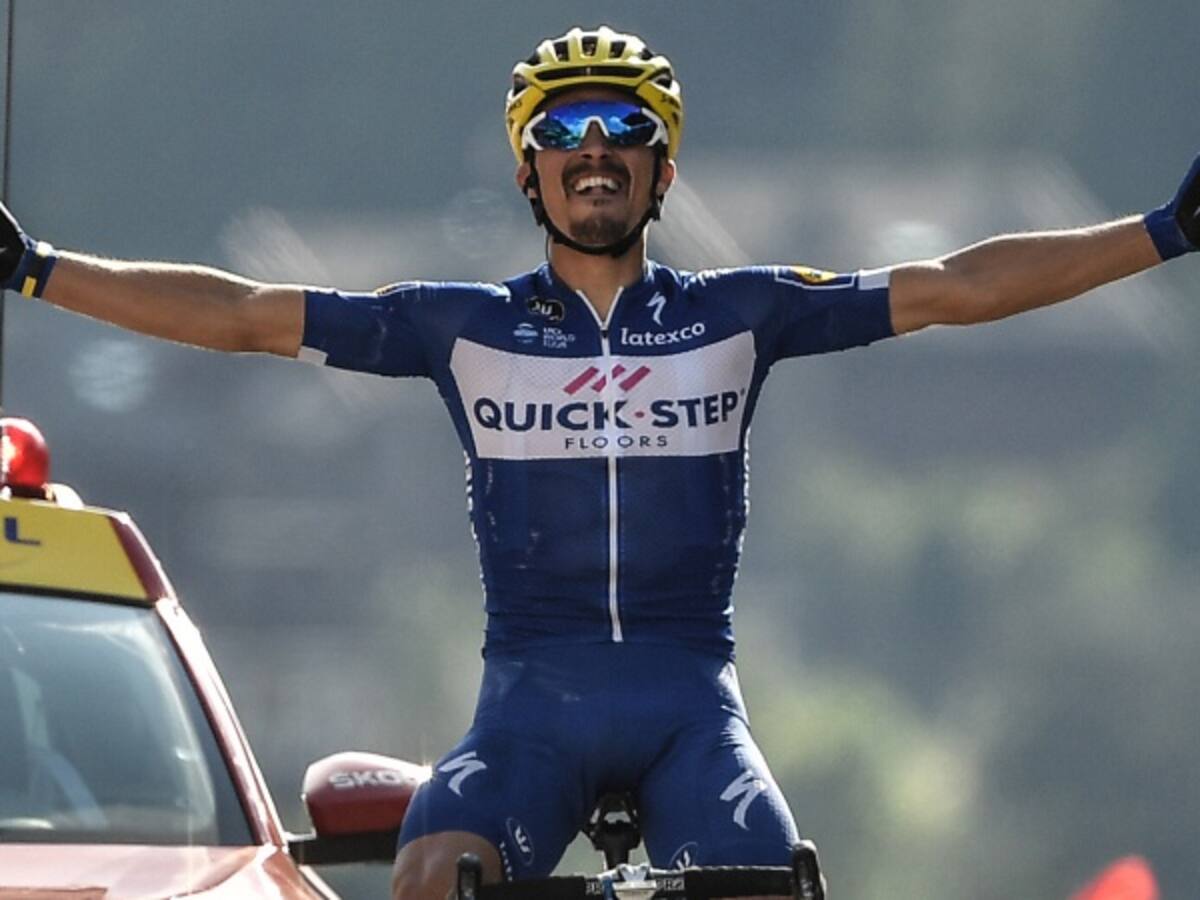 Alaphilippe triunfa en la décima etapa; Rigoberto Urán perdió tiempo