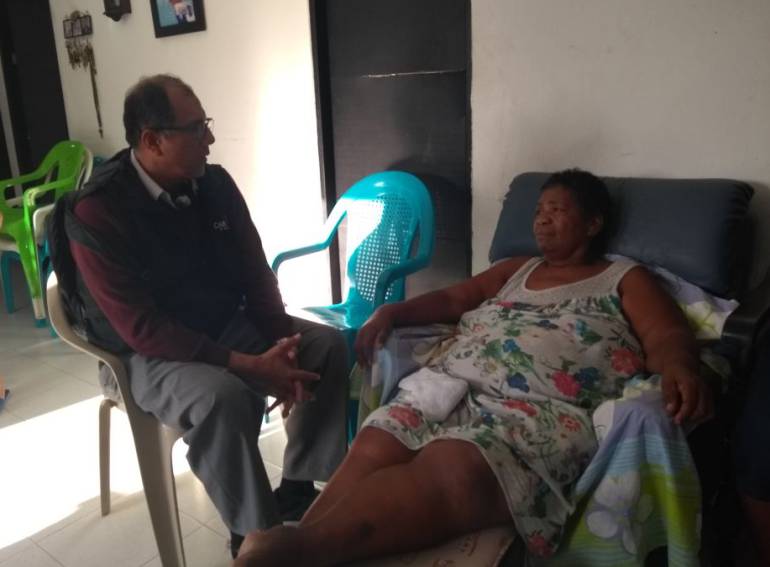 Bárbara Yepes, madre de Sandra Quintero, médica victima de feminicidio