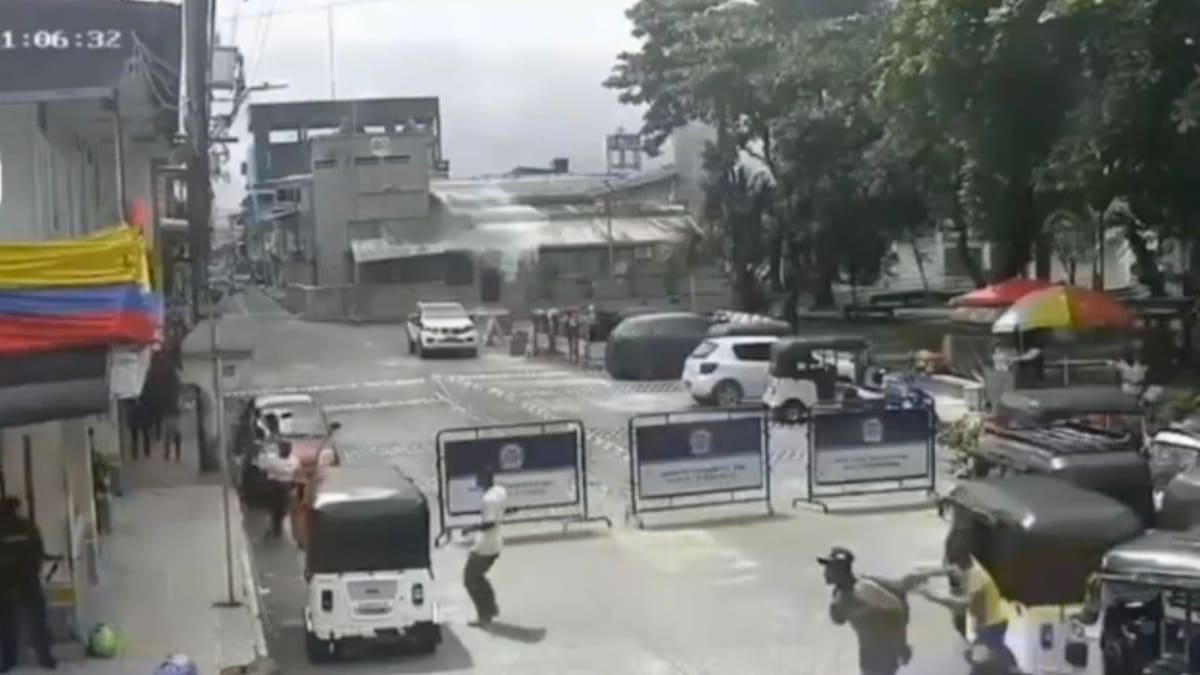 ELN atacó con drones explosivos la estación de policía de Tadó, Chocó