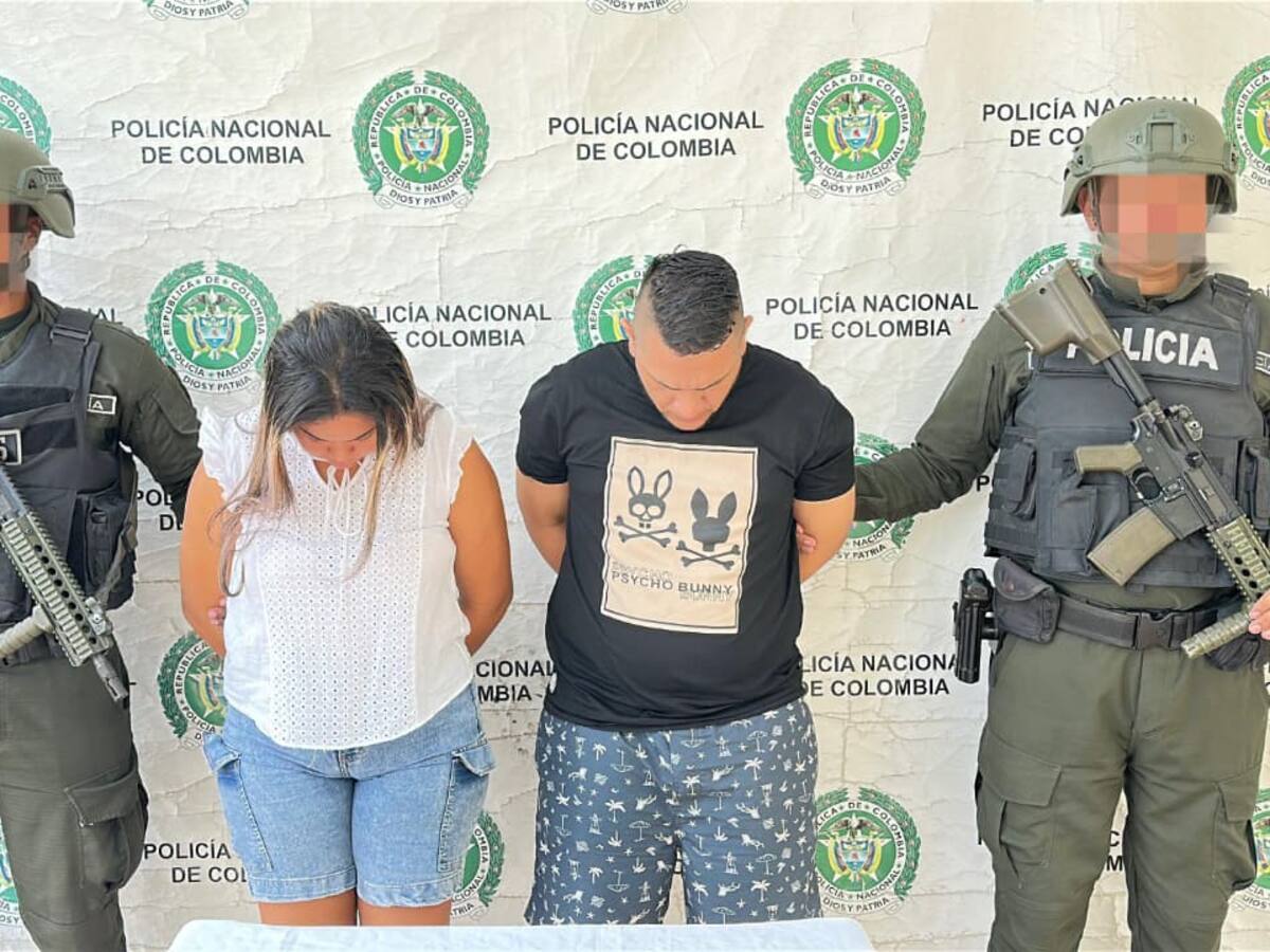 ‘La Flor’ y ‘Daniela’, capturados por presuntos vínculos con el Clan del Golfo en Cartagena