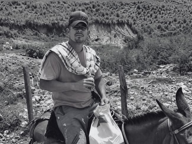 Un hombre fue decapitado en zona rural de Zaragoza, Antioquia. Foto suministrada por la comunidad
