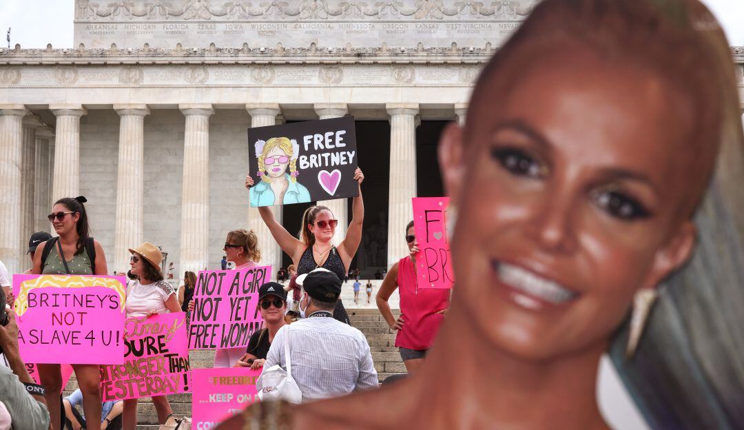 Movimiento "Liberen a Britney" en Washington DC.