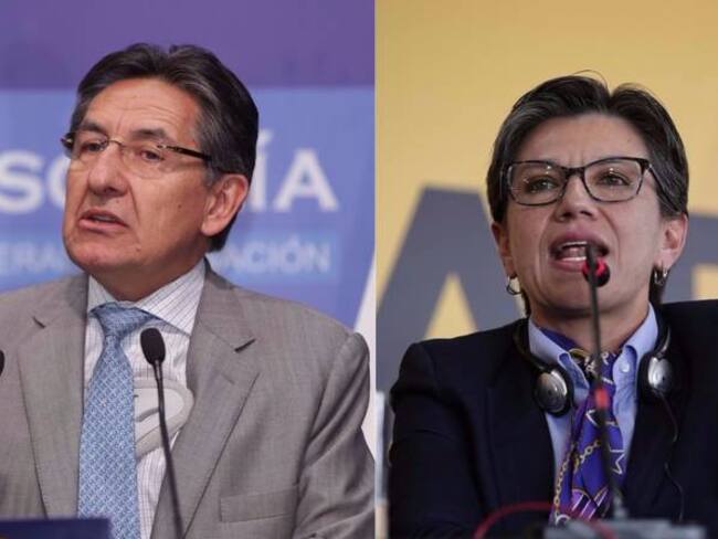A los gritos se enfrentan fiscal Néstor H. Martínez y Claudia López