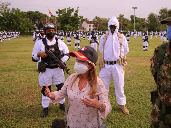 Llegó Batallón Anticovid a Barranquilla