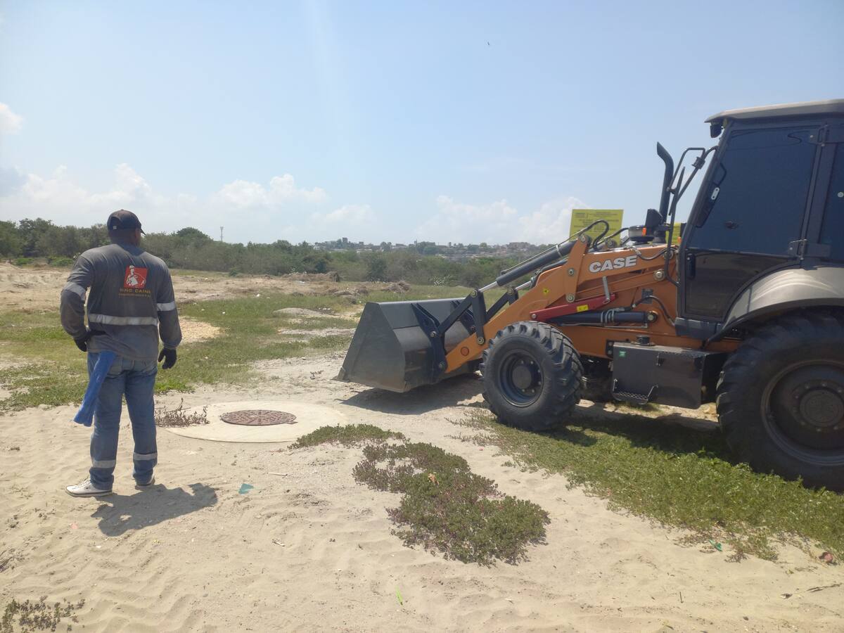 Alcaldía local intervino predio abandonado frente a las letras de Cartagena