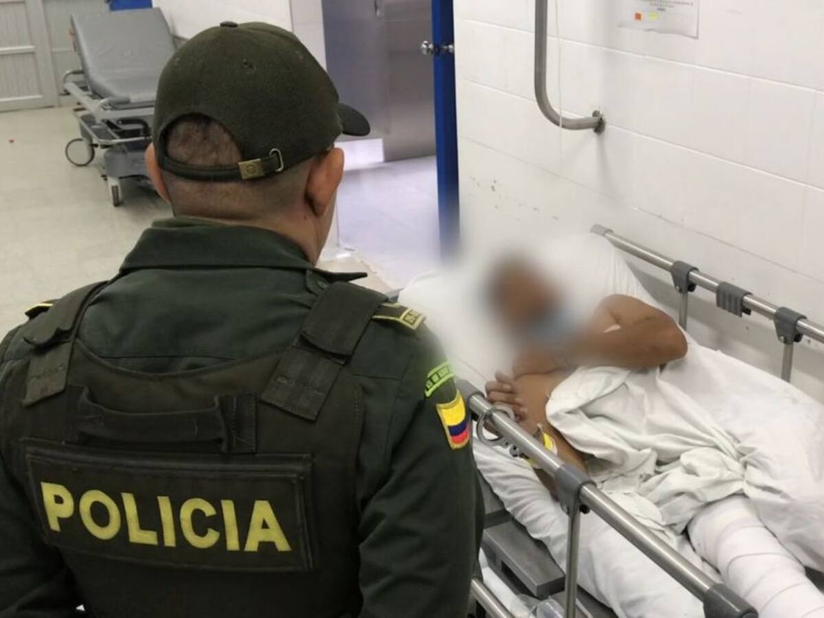 Dos ladrones heridos tras intento de atraco