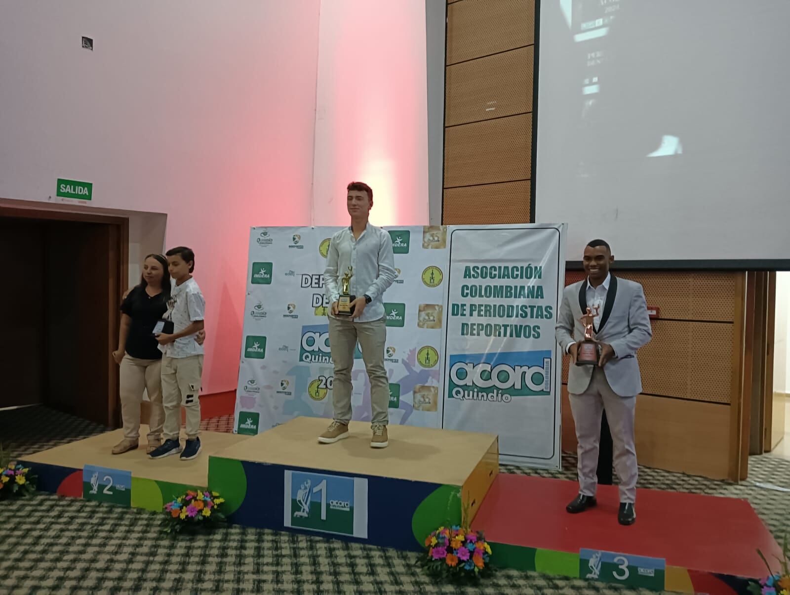 El patinador Juan Diego Yepes fue elegido como el Acord de Oro, deportista del año 2024, Acord de plata, ciclista Diego Pescador, y Acord de Bronce, atleta Camilo Redondo.