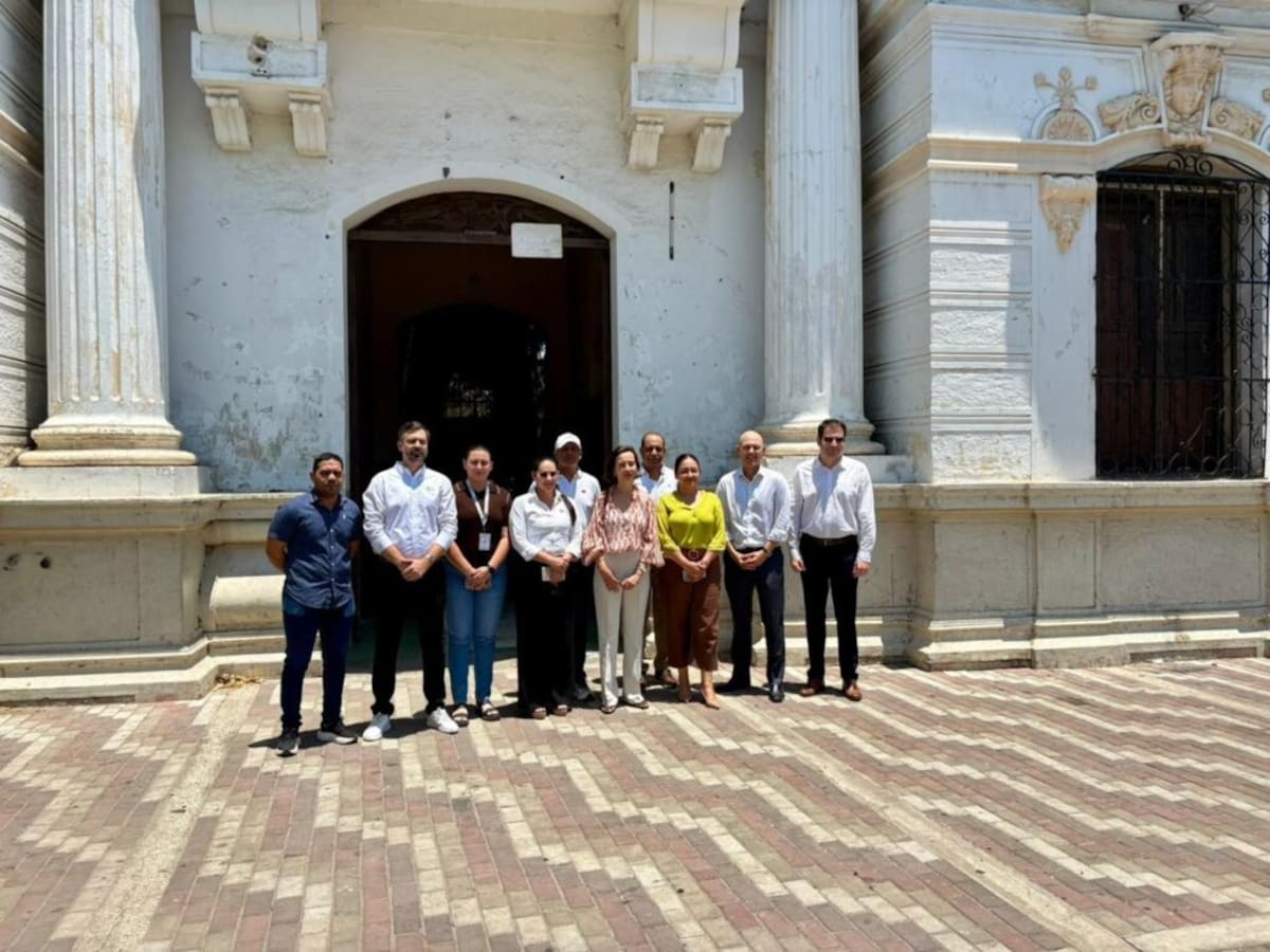 Edificio de la antigua IED La Industrial de Santa Marta camino a su restauración