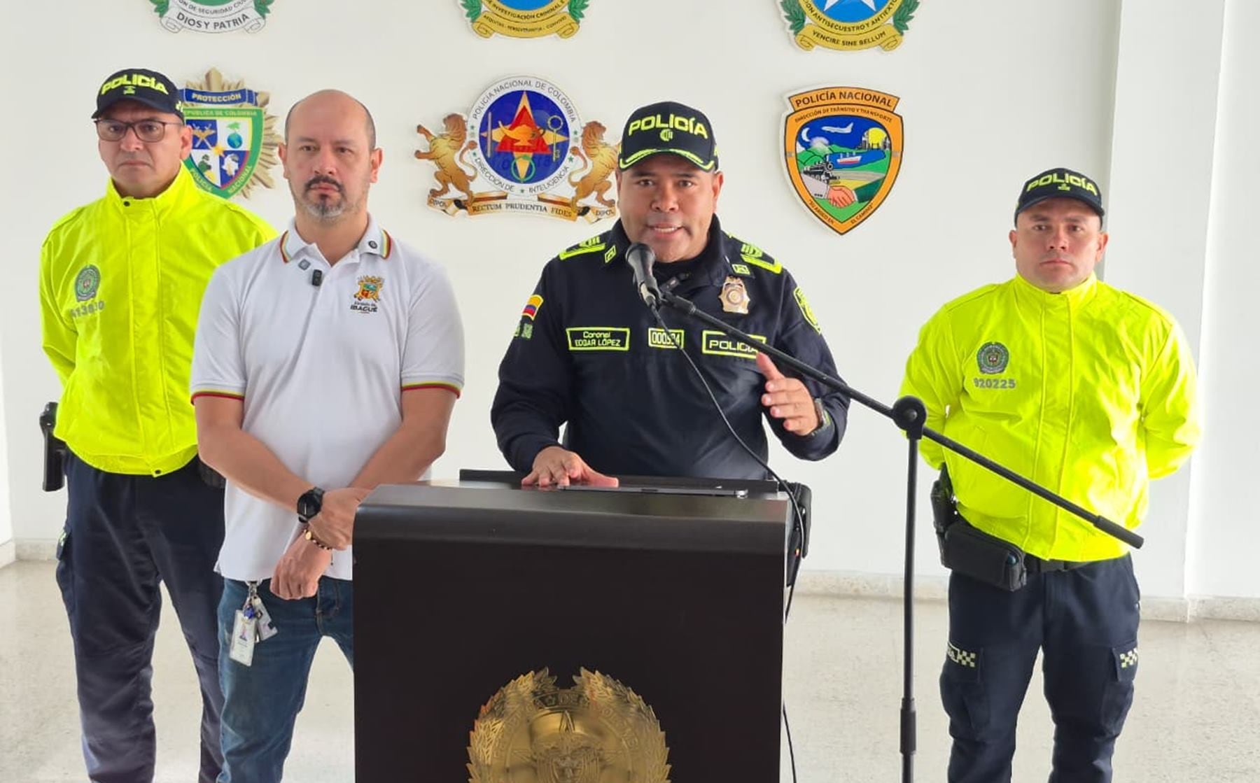 Coronel, Edgar Fernando López González, comandante de la Policía Metropolitana de Ibagué