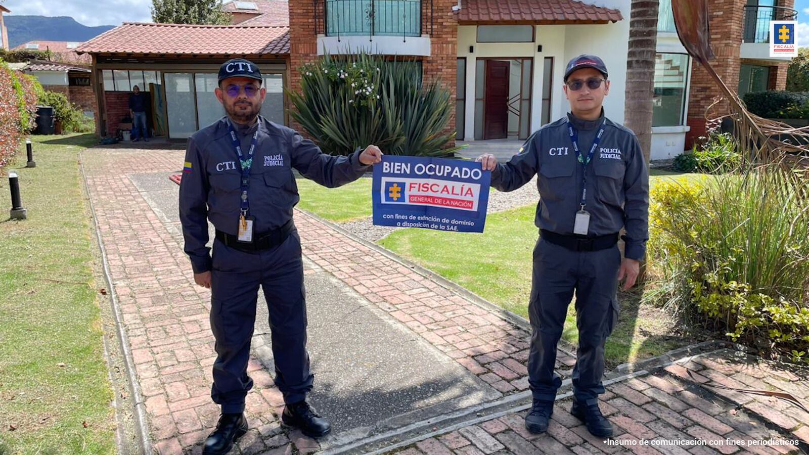 Incautación de bienes del Clan del Golfo. Cortesía: Fiscalía General de la Nación.