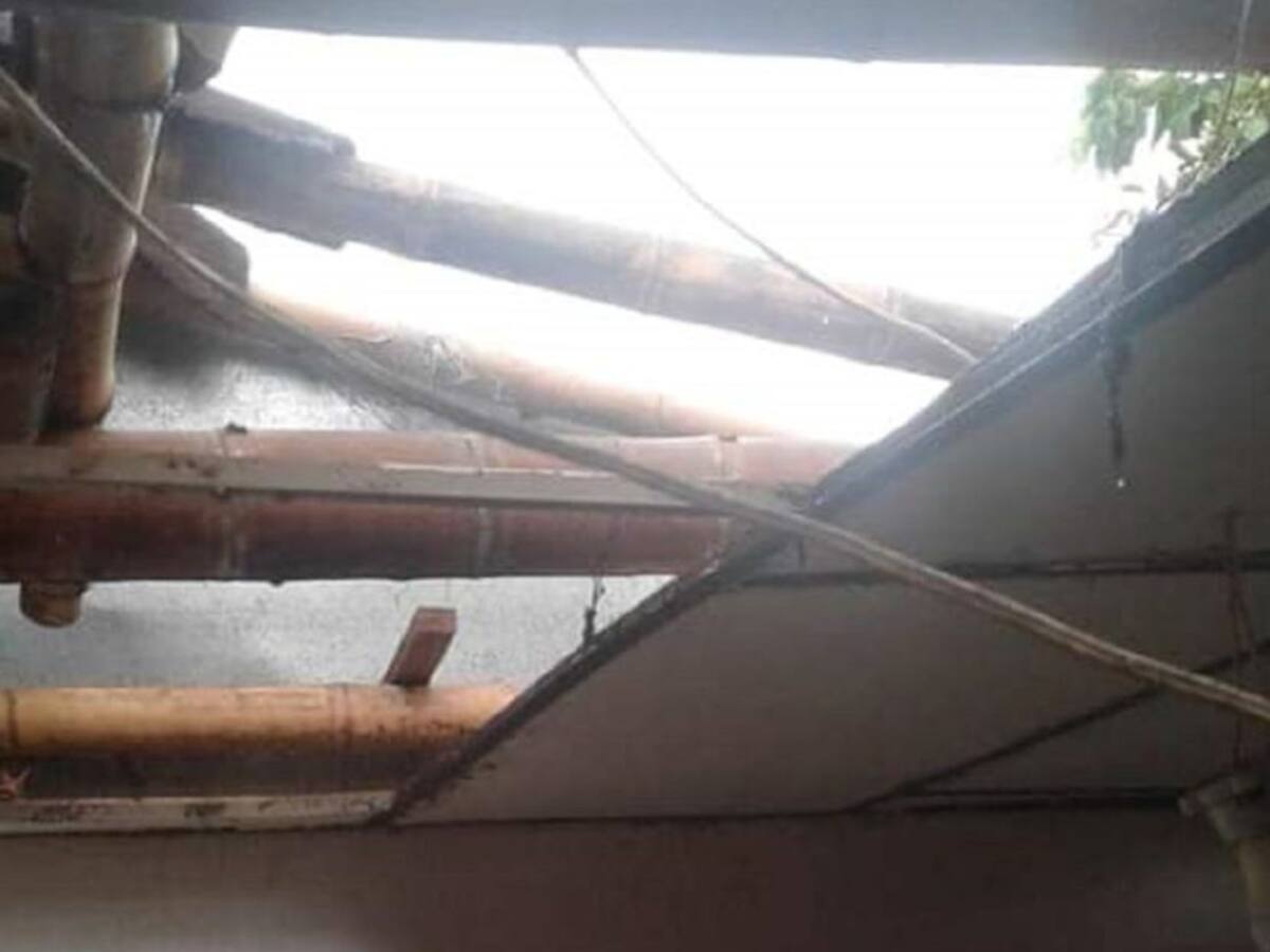 Un vendaval afectó varias casas en Pácora, Caldas