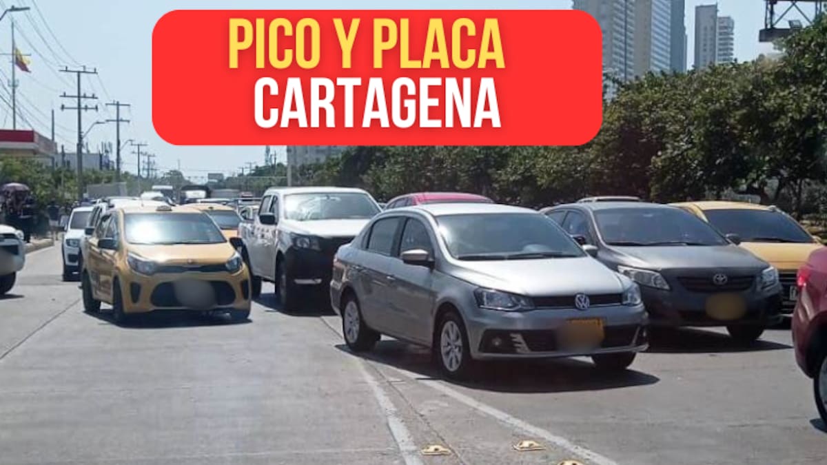 ¿Cuál es el Pico y Placa en Cartagena? Restricción para particulares y motos esta semana