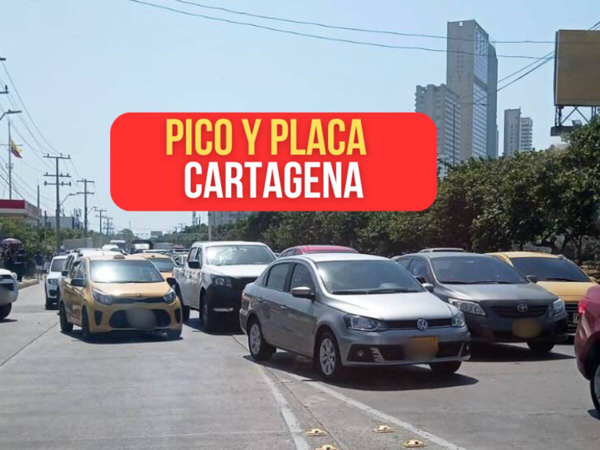 ¿Cuál es el Pico y Placa en Cartagena? Restricción para particulares y motos esta semana
