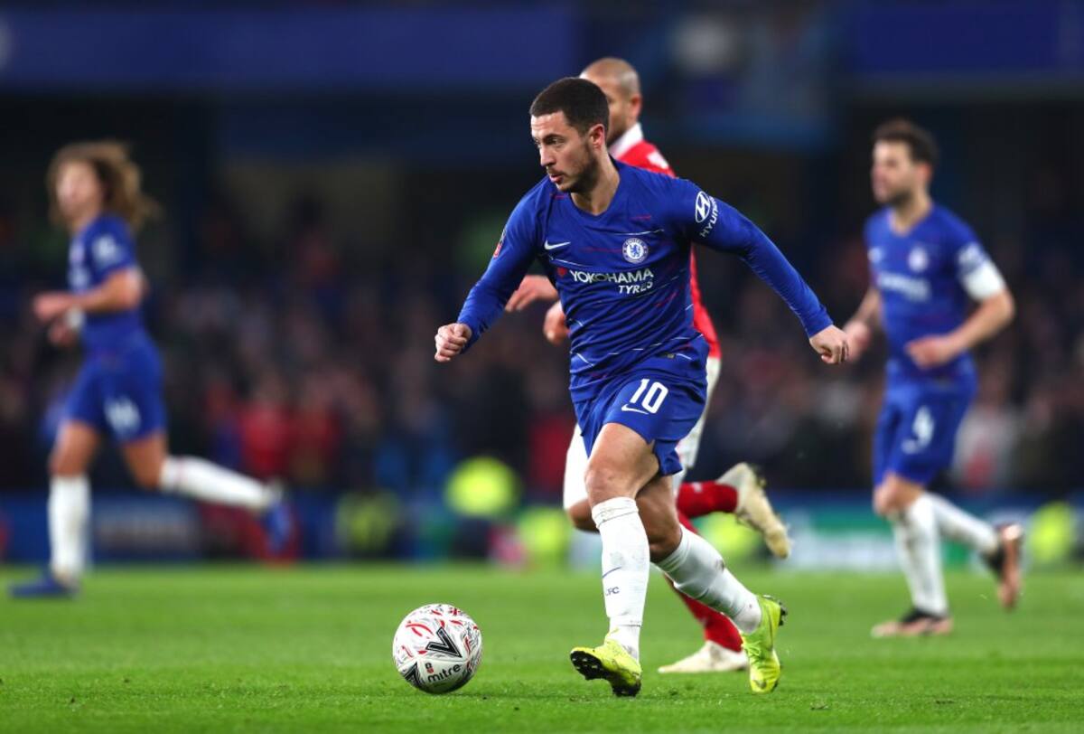 Eden Hazard, atacante del Chelsea.
