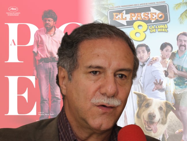 Víctor Gaviria (Colprensa); Posters Un Poeta y El Paseo 8 (Imágenes tomadas de redes sociales).