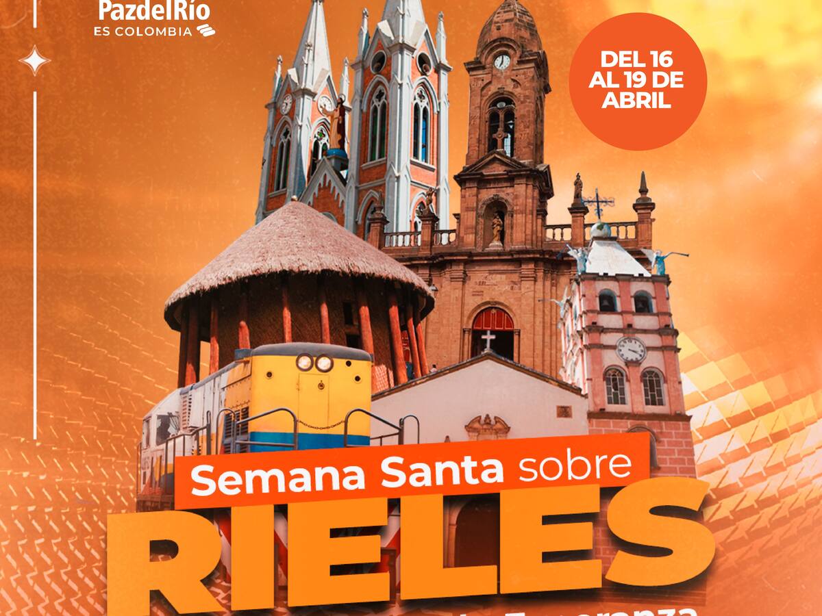 Viacrucis sobre rieles: una experiencia única en el tren turístico de Boyacá esta Semana Santa