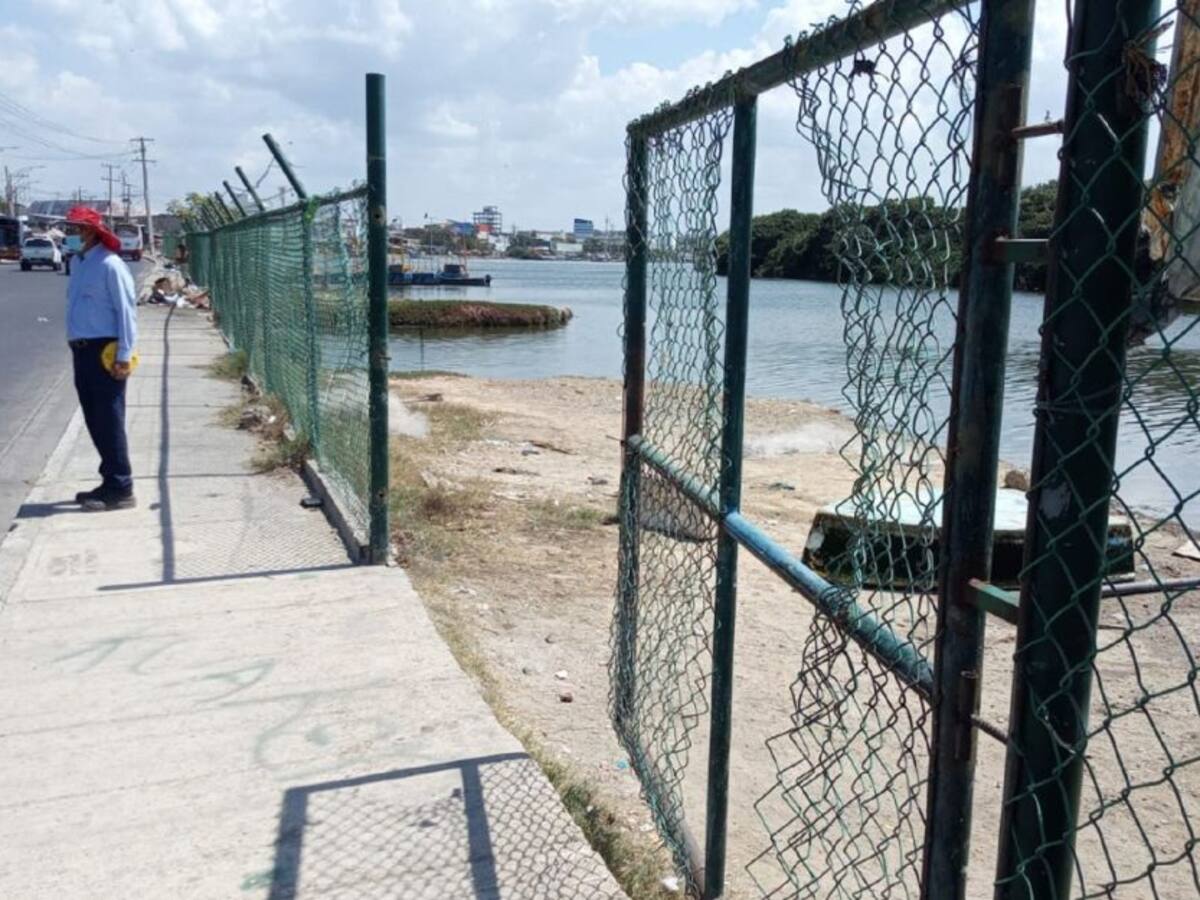 Veolia inició instalación de mallas en Ciénaga de las Quintas