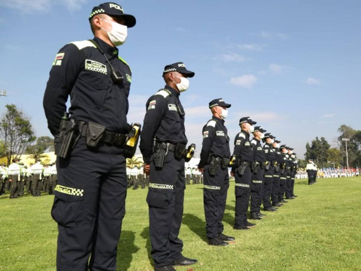 Bogotá recibe 1.000 policías más para reforzar la seguridad