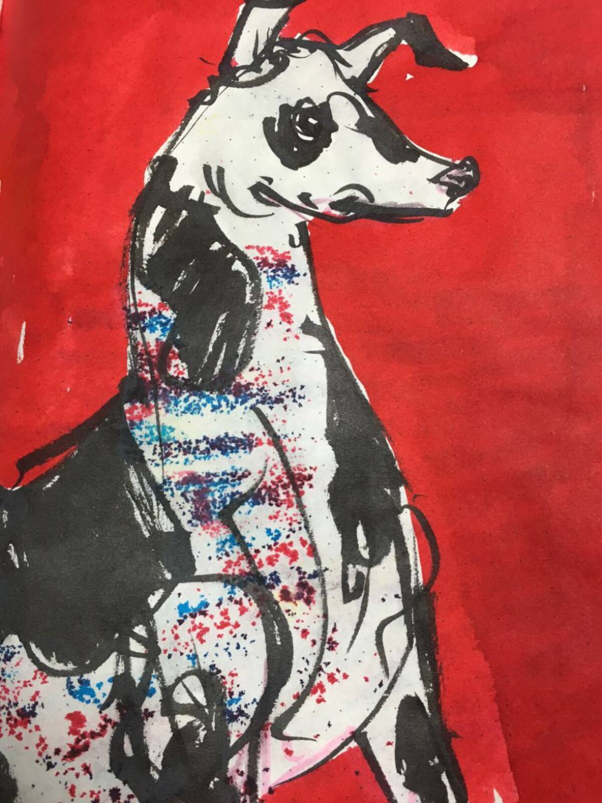 Desde Pereira, Santiago nos comparte estos dibujos que tienen como foco los animales y rostros.