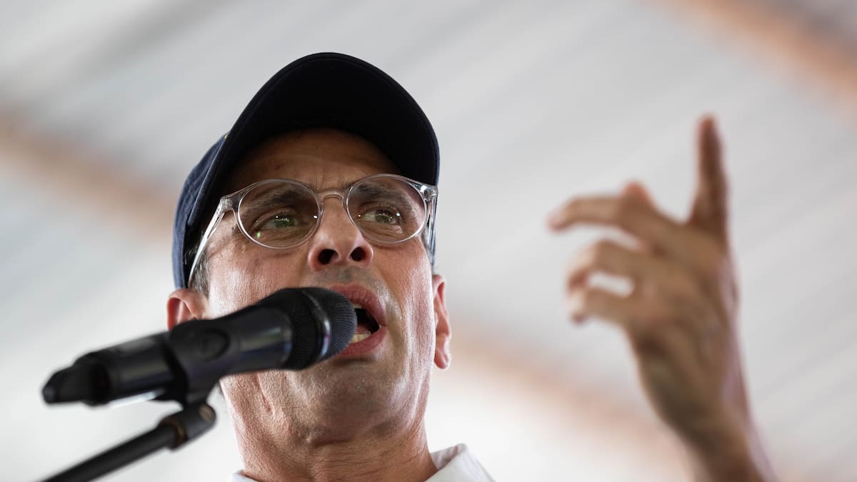 “O luchamos por el pueblo o esto se acabó”: Capriles por elecciones parlamentarias en Venezuela